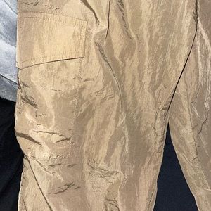 Windbreaker material, tan/ light brown